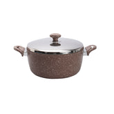 Granite Pot With Steel Lid